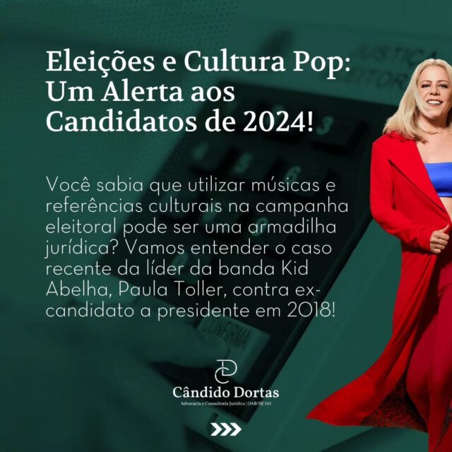 Em 2024, o STJ julgou um caso envolvendo a banda Kid Abelha e um candidato à presidência de 2018. A decisão reforça a importância de obter autorização para usar músicas e referências culturais em campanhas. Vem conosco pra entender melhor.

#Eleições2024 #DireitoEleitoral #KidAbelha #PinturaIntima #CampanhaEleitoral #EleicoesMunicipais #CDAdvocacia #AdvocaciaEleitoral